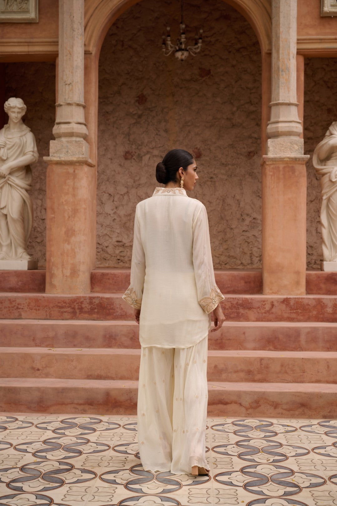 Sangini Dove Work Premium Co-ord Set