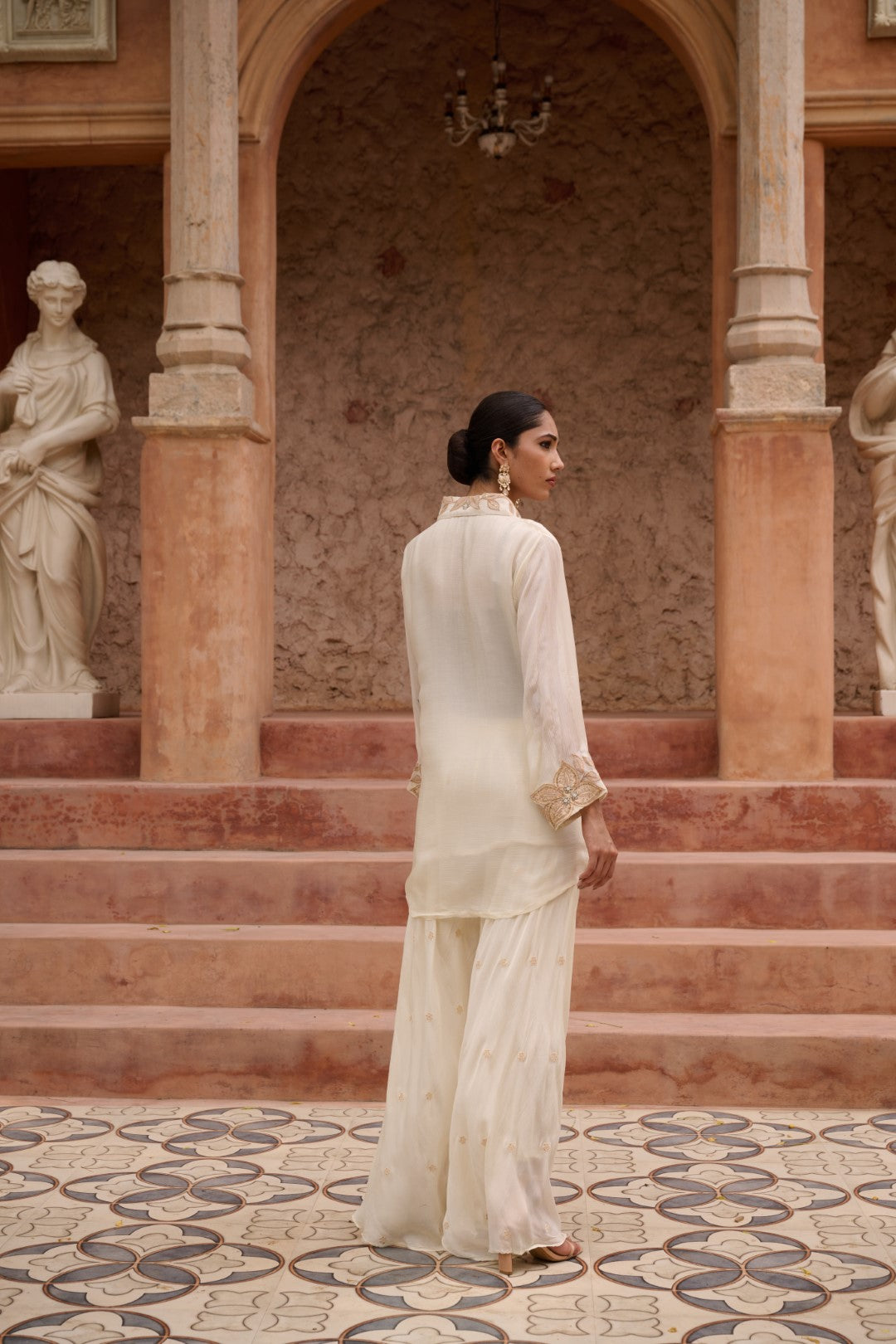 Sangini Dove Work Premium Co-ord Set