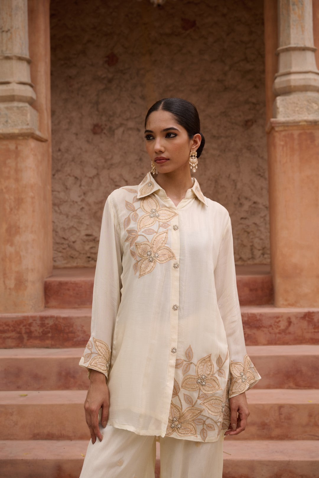 Sangini Dove Work Premium Co-ord Set