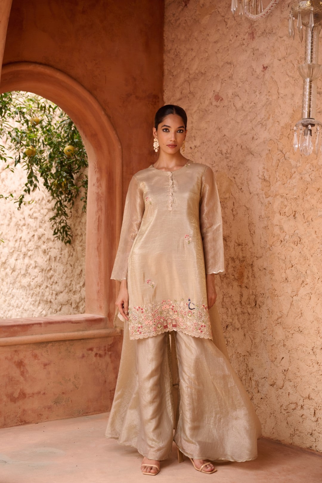 Sangini gold full work premium suit set