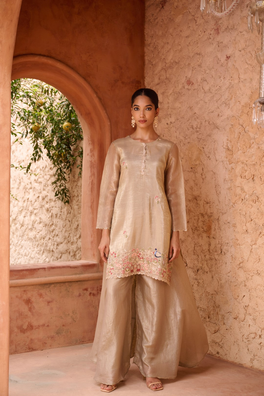 Sangini gold full work premium suit set