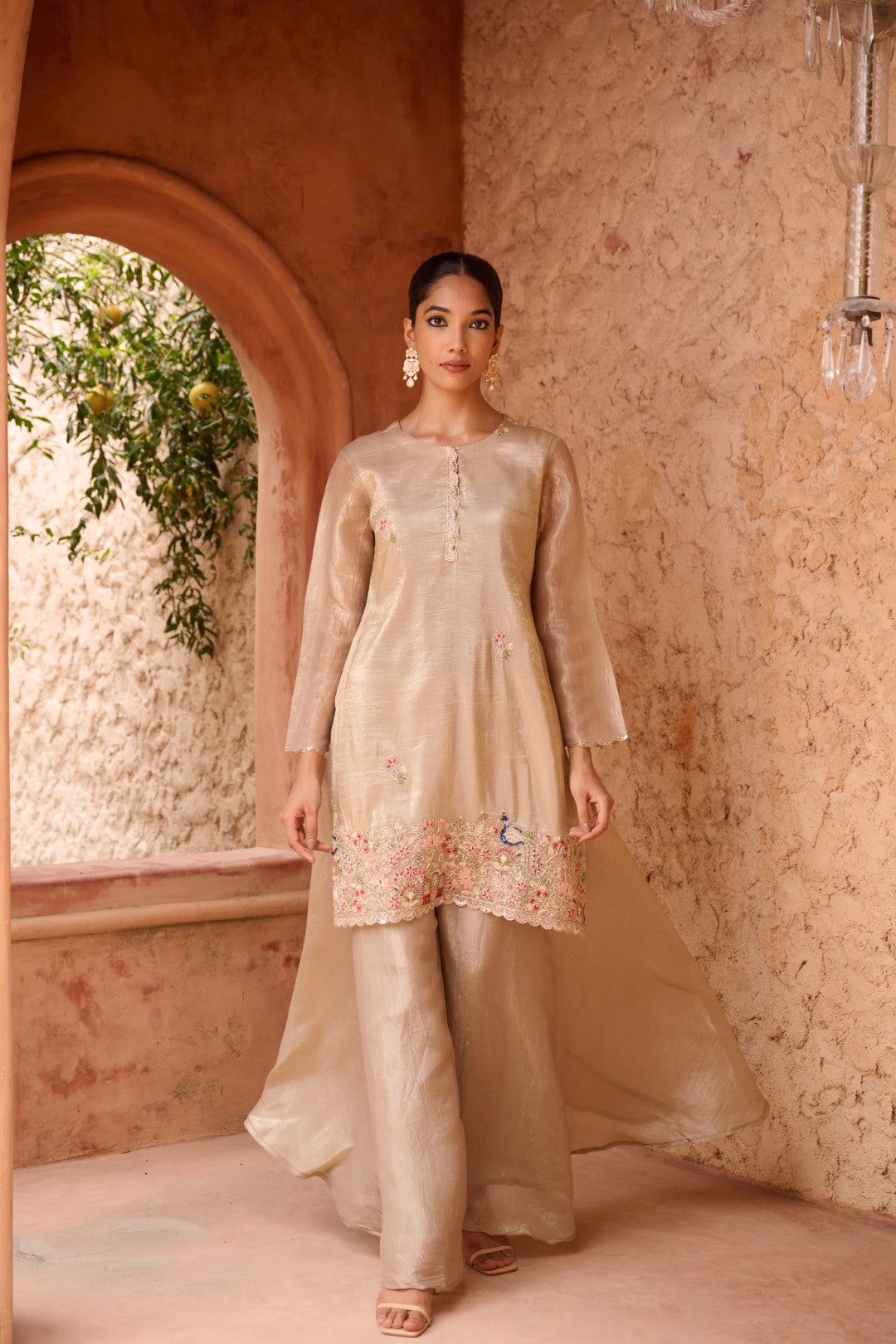 Sangini gold full work premium suit set