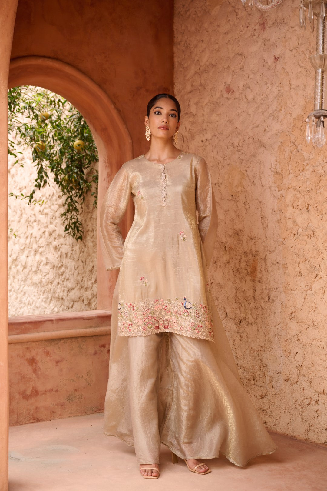 Sangini gold full work premium suit set