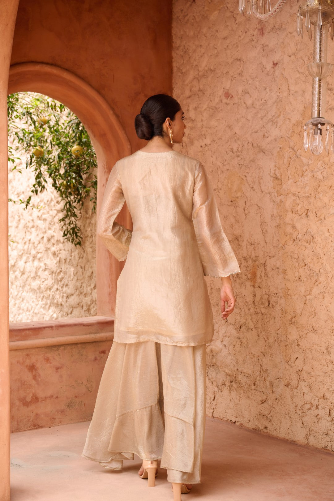 Sangini gold full work premium suit set