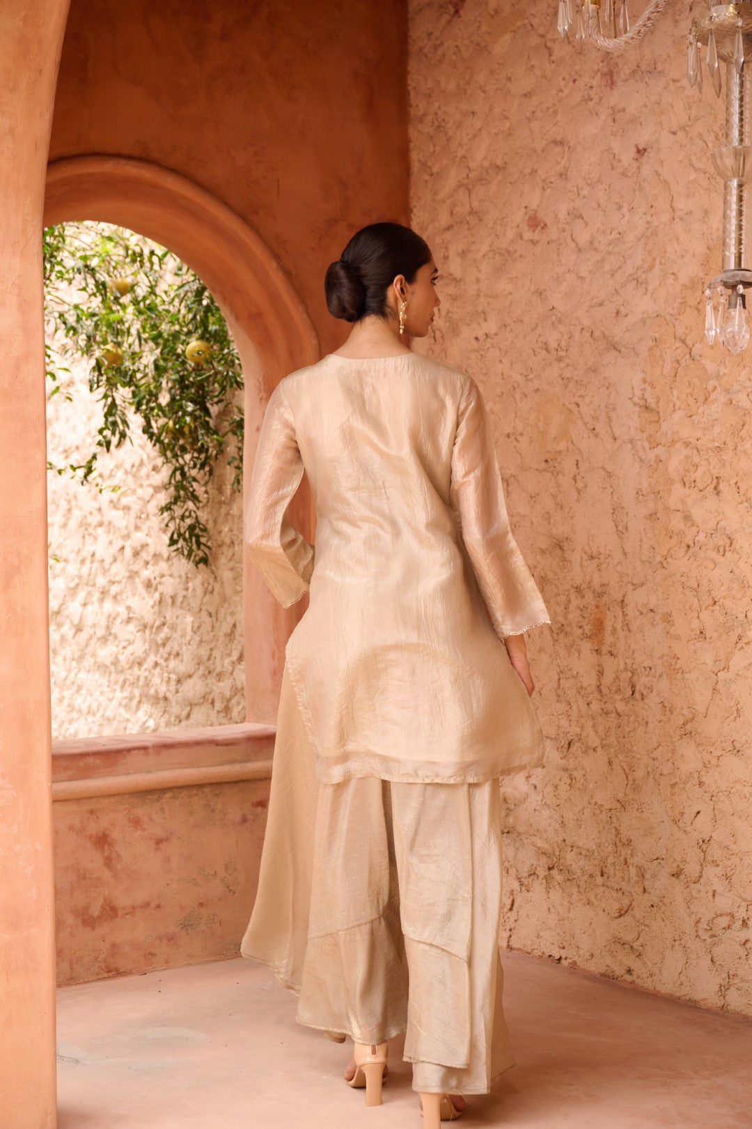 Sangini gold full work premium suit set