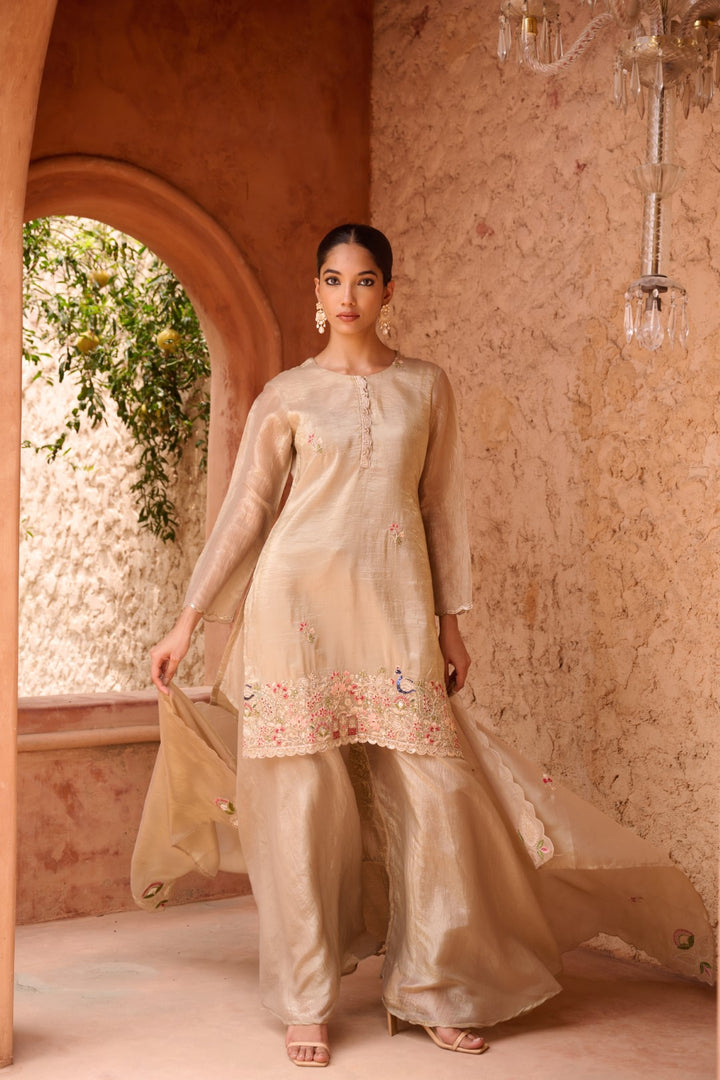 Sangini gold full work premium suit set