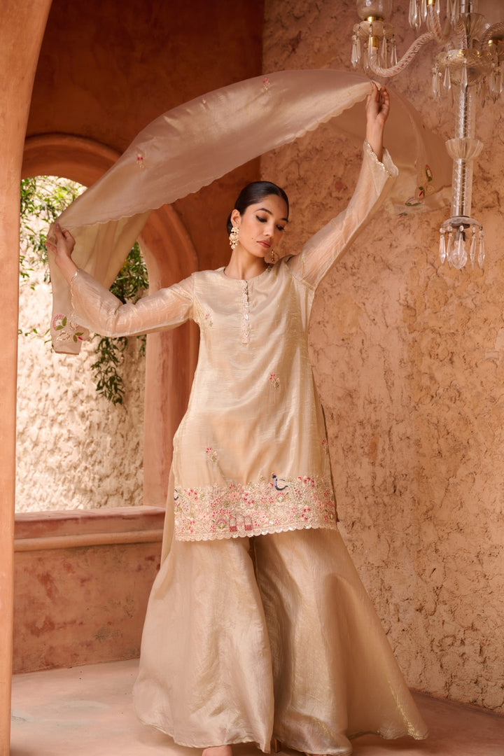 Sangini gold full work premium suit set