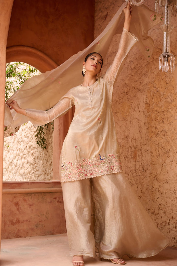 Sangini gold full work premium suit set