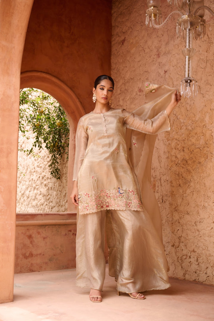 Sangini gold full work premium suit set