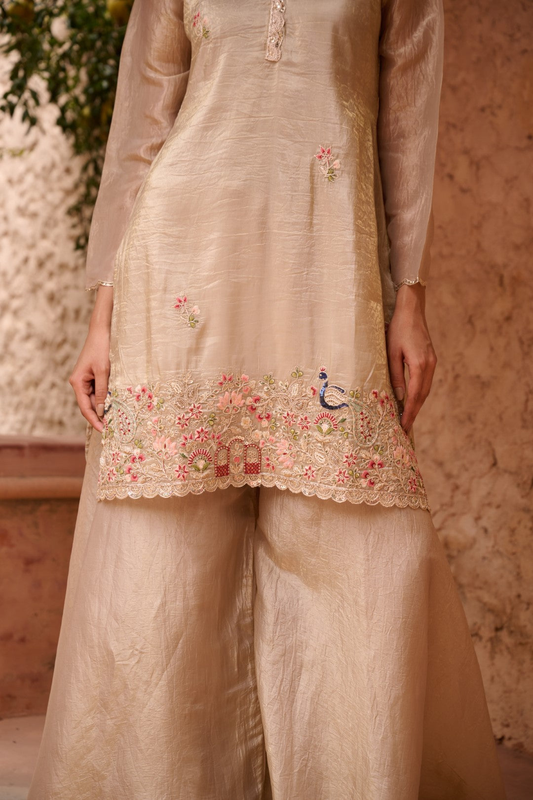 Sangini gold full work premium suit set