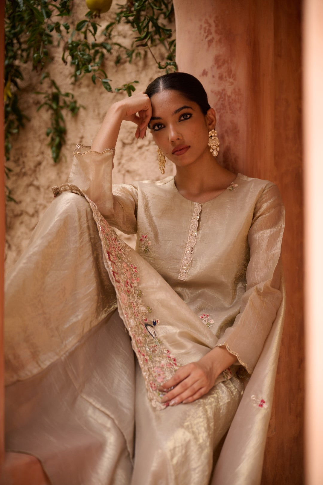 Sangini gold full work premium suit set