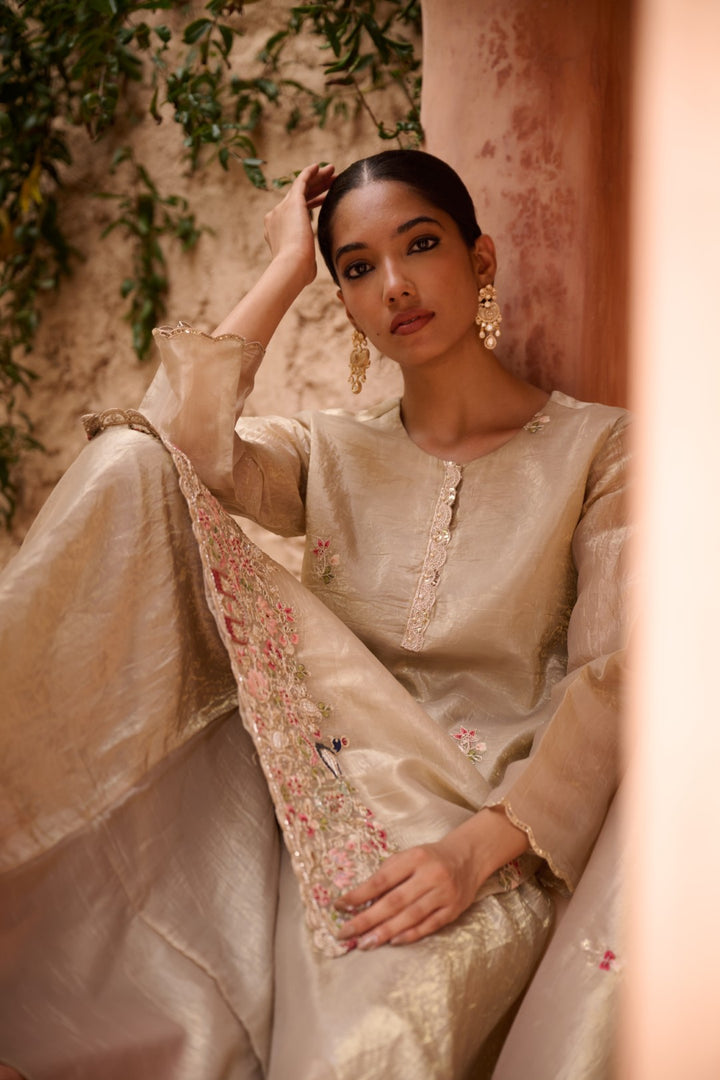 Sangini gold full work premium suit set