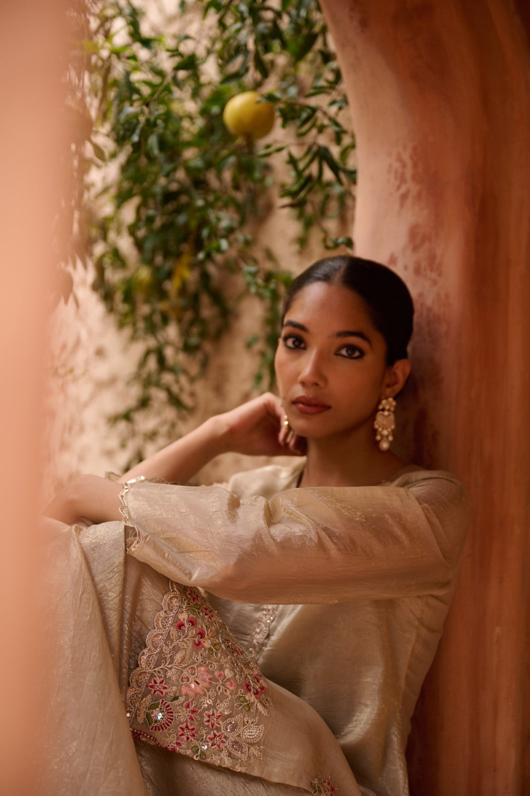 Sangini gold full work premium suit set