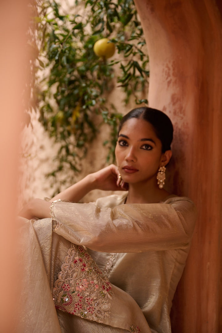 Sangini gold full work premium suit set