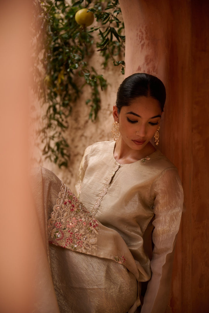 Sangini gold full work premium suit set