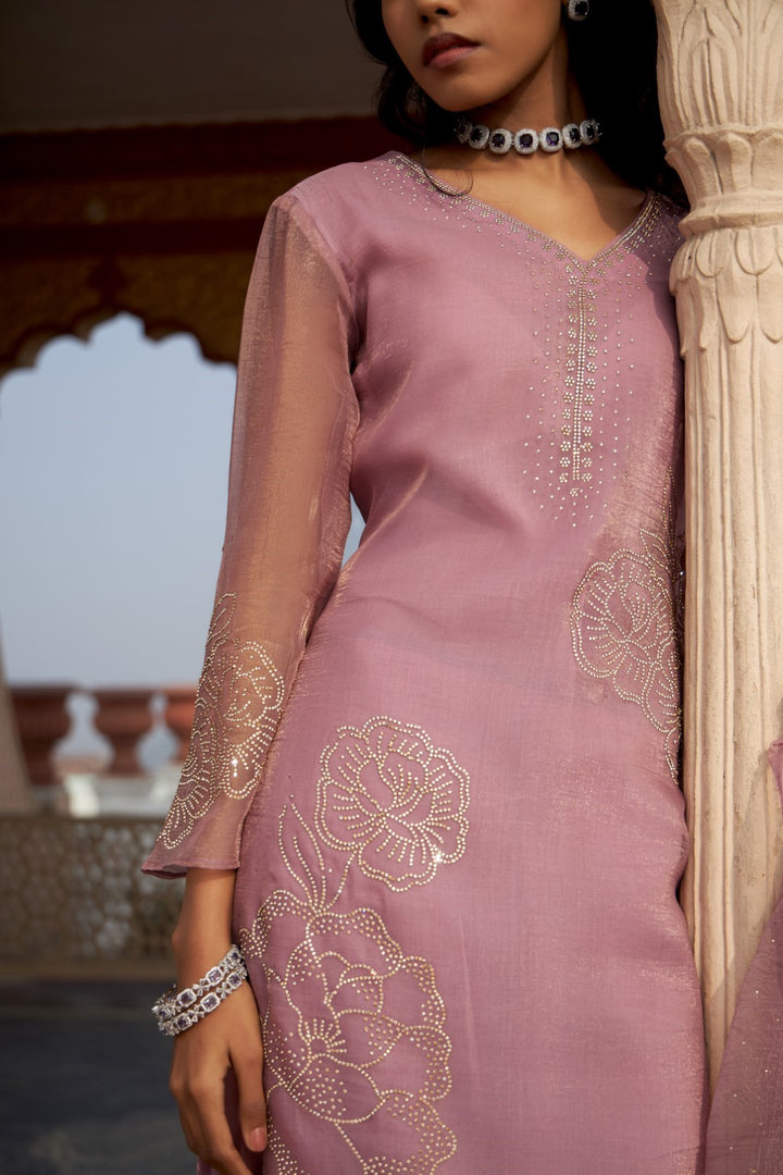 Mihika Rose Full Work Suit Set