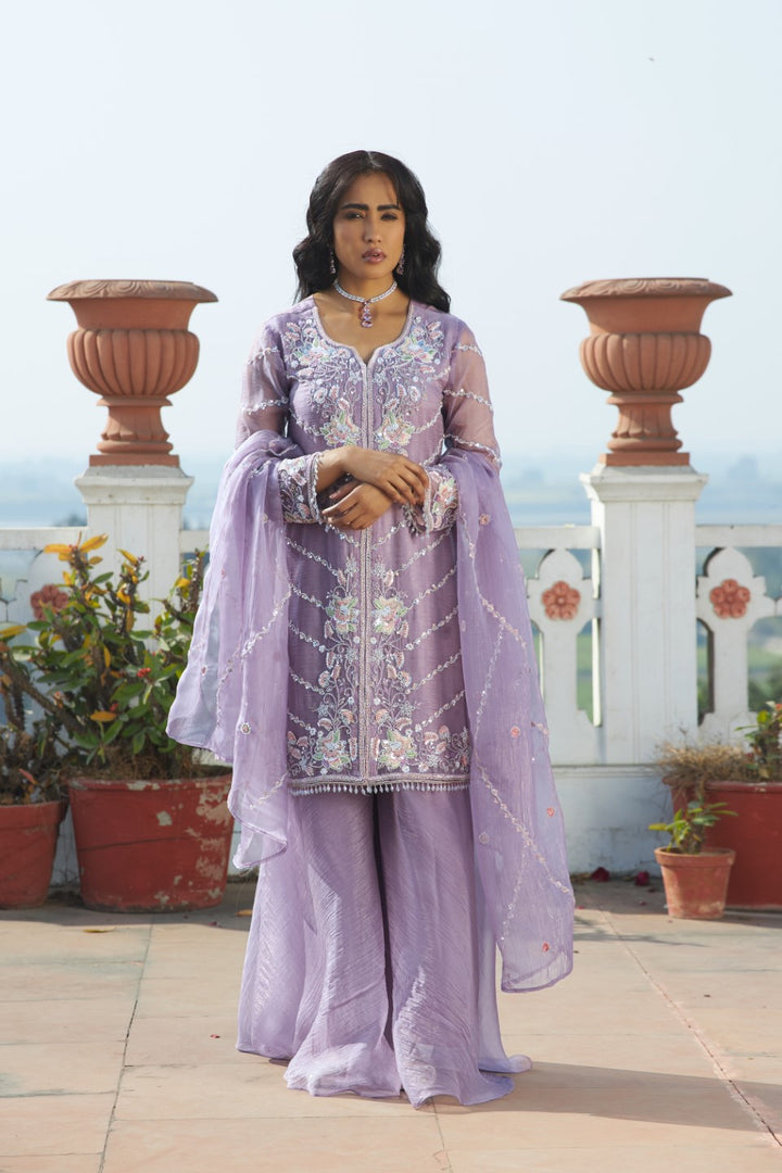 Mihika munsell full work gharara set