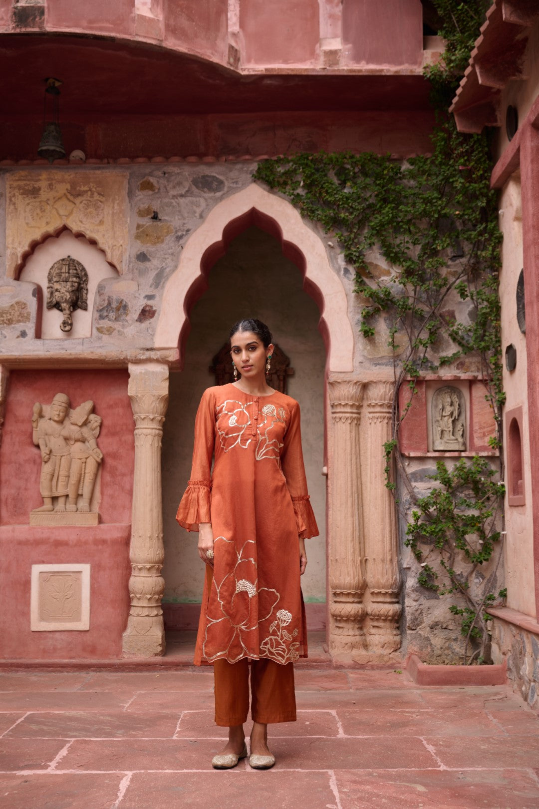 Sangini Apricot Premium Suit set