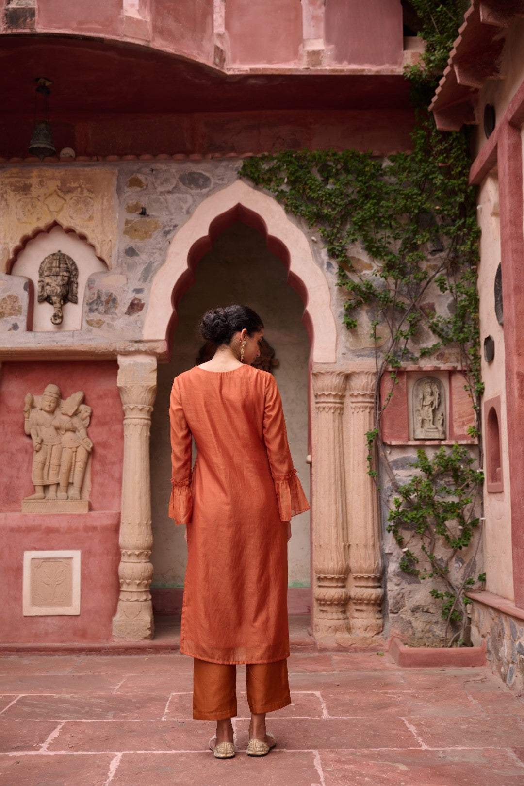 Sangini Apricot Premium Suit set