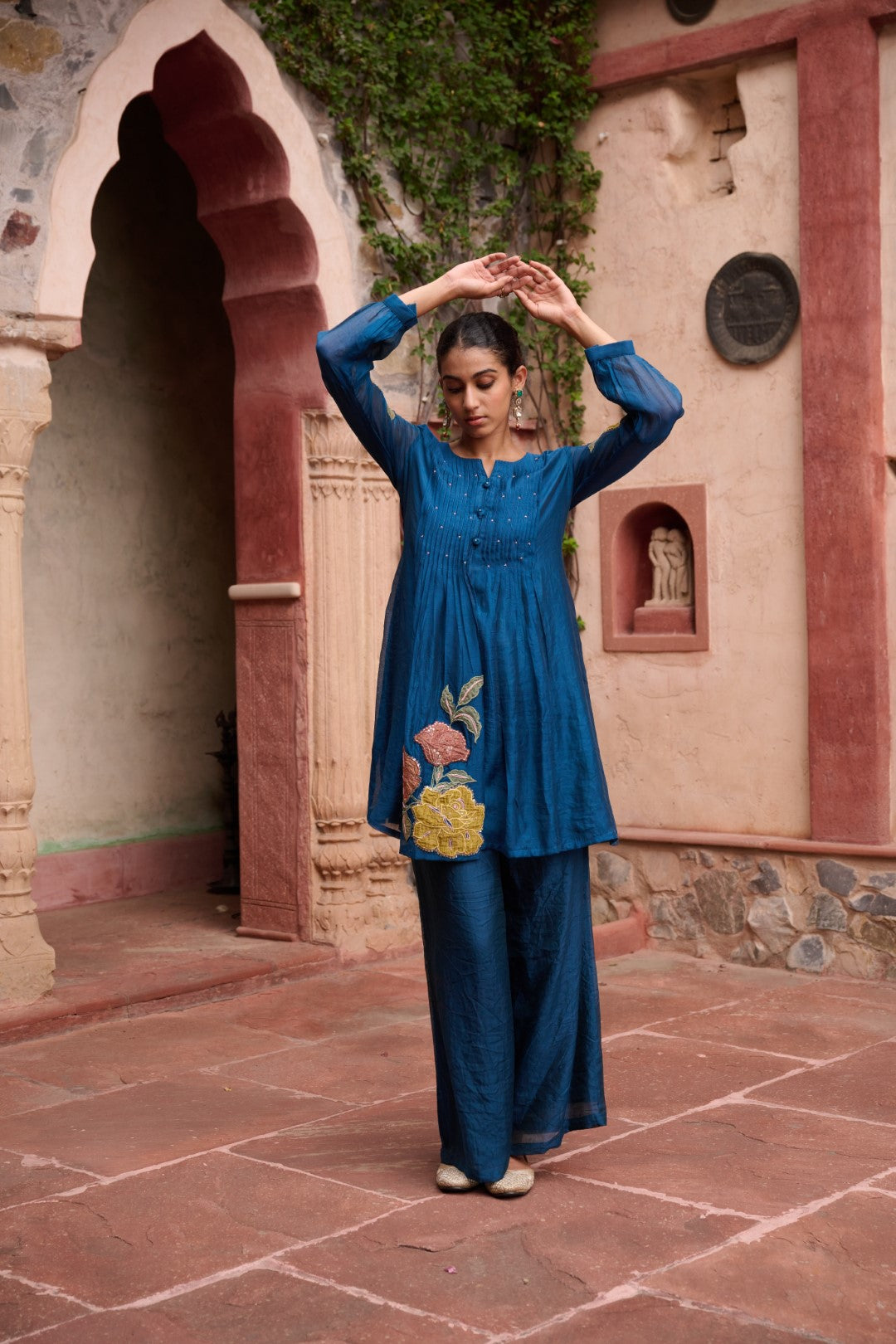 Sangini Hibis Full Work Suit set