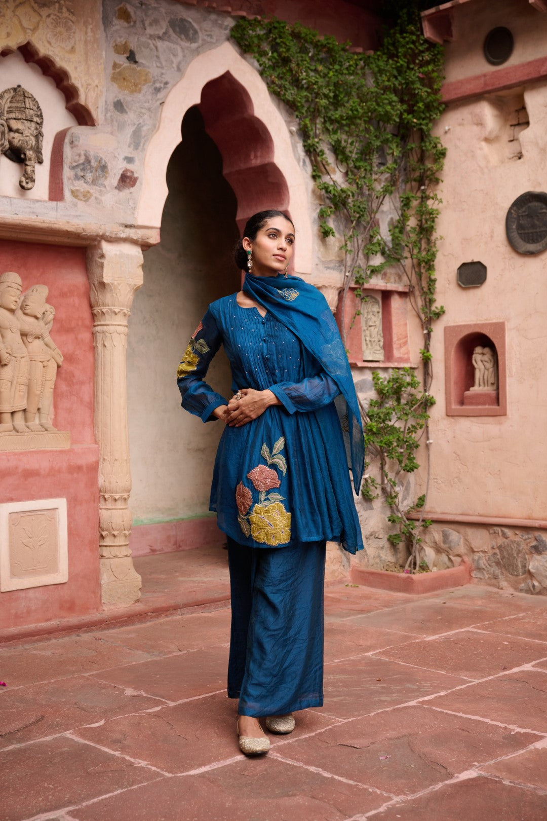 Sangini Hibis Full Work Suit set