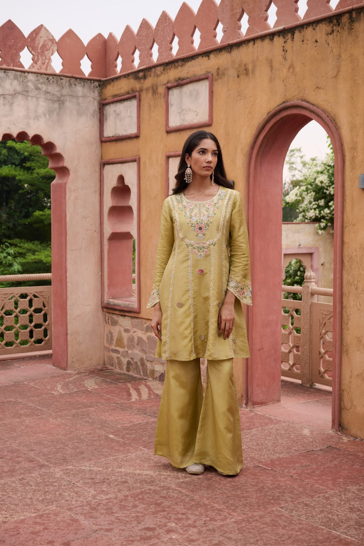 Sangini Ocre Premium Suit Work Set