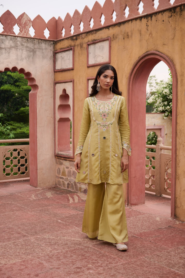 Sangini Ocre Premium Suit Work Set