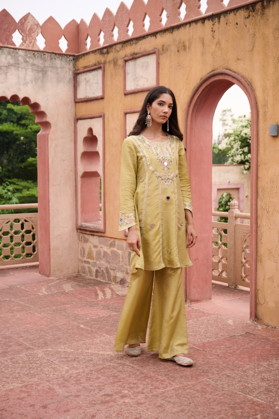 Sangini Ocre Premium Suit Work Set