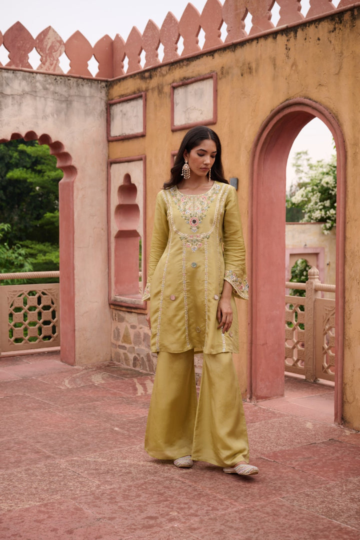Sangini Ocre Premium Suit Work Set