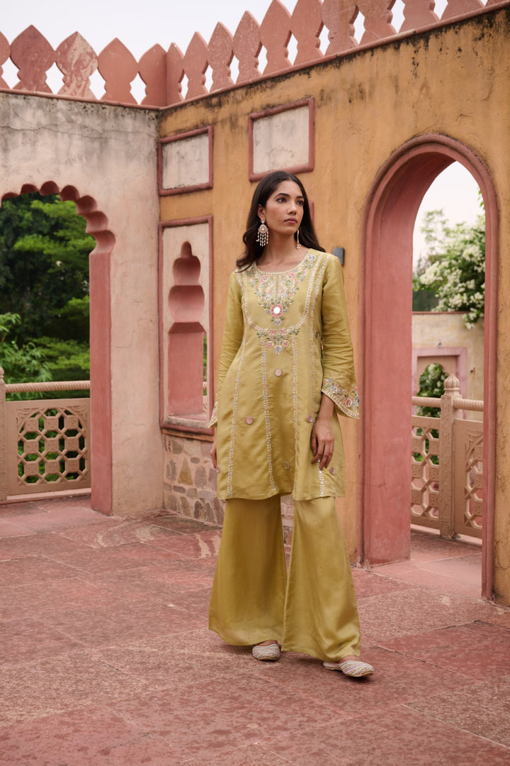 Sangini Ocre Premium Suit Work Set