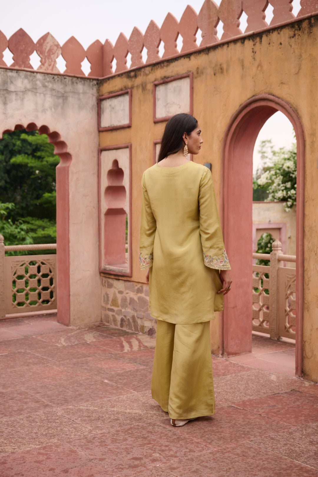 Sangini Ocre Premium Suit Work Set