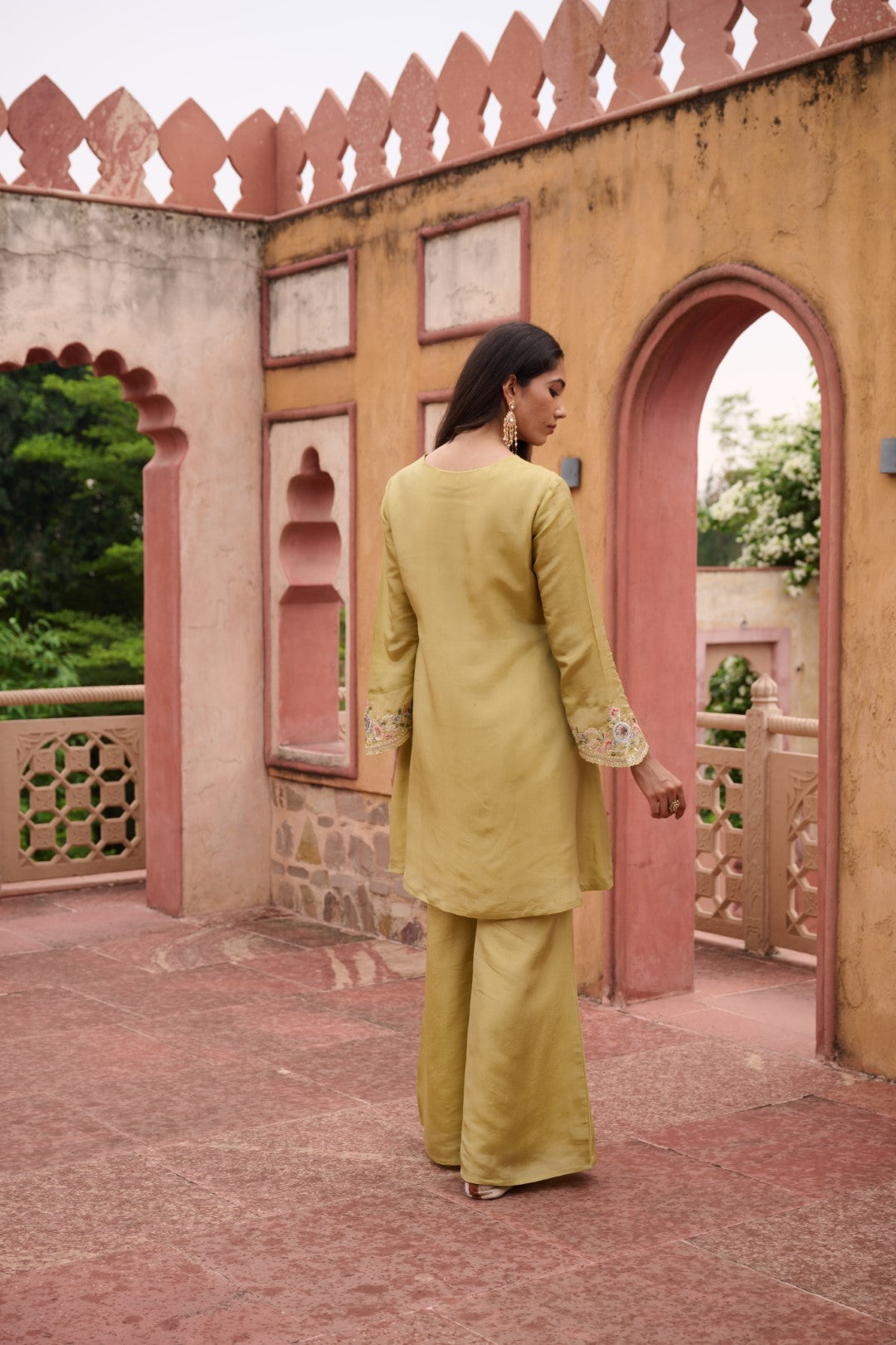 Sangini Ocre Premium Suit Work Set