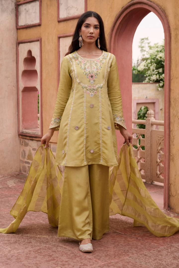Sangini Ocre Premium Suit Work Set