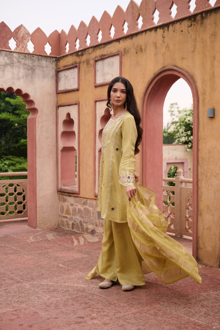 Sangini Ocre Premium Suit Work Set