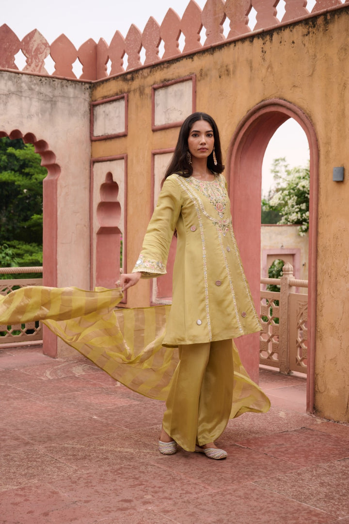 Sangini Ocre Premium Suit Work Set