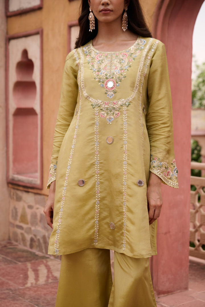 Sangini Ocre Premium Suit Work Set