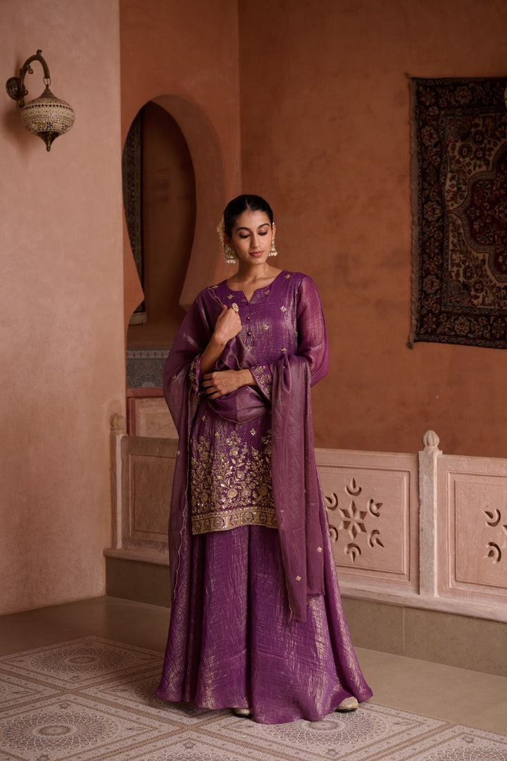 Sangini Helio Full Work Gharara Set