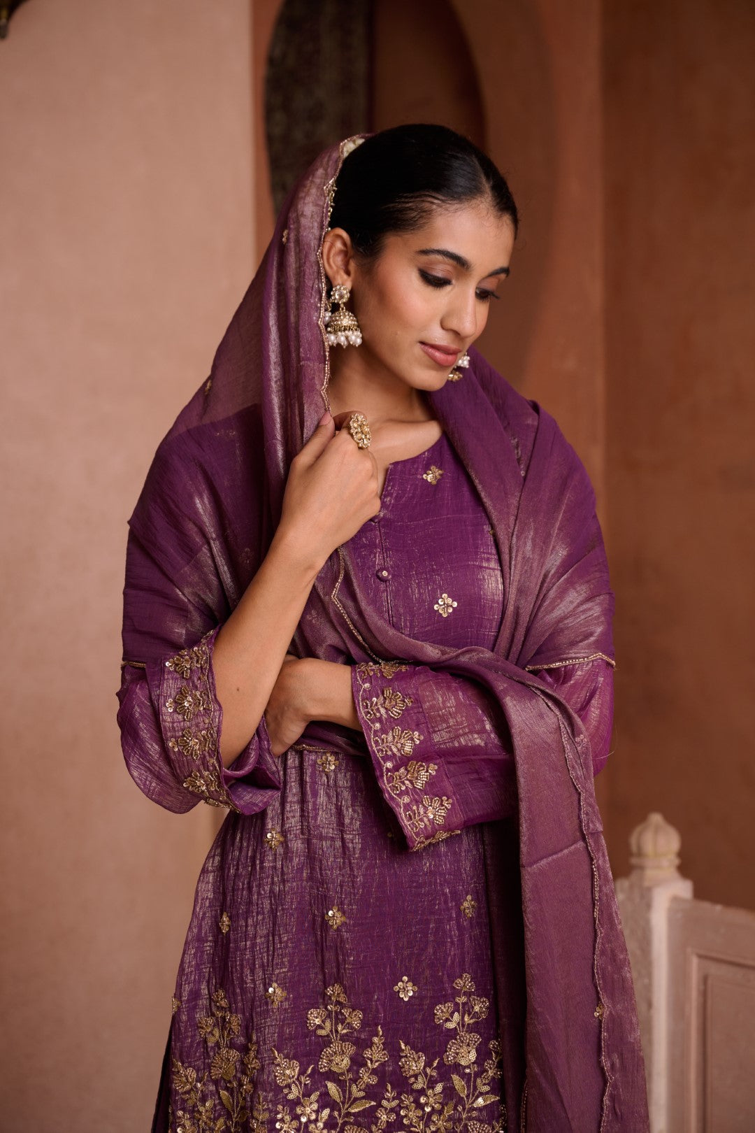 Sangini Helio Full Work Gharara Set