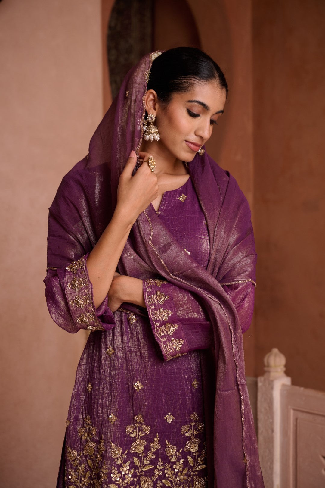 Sangini Helio Full Work Gharara Set