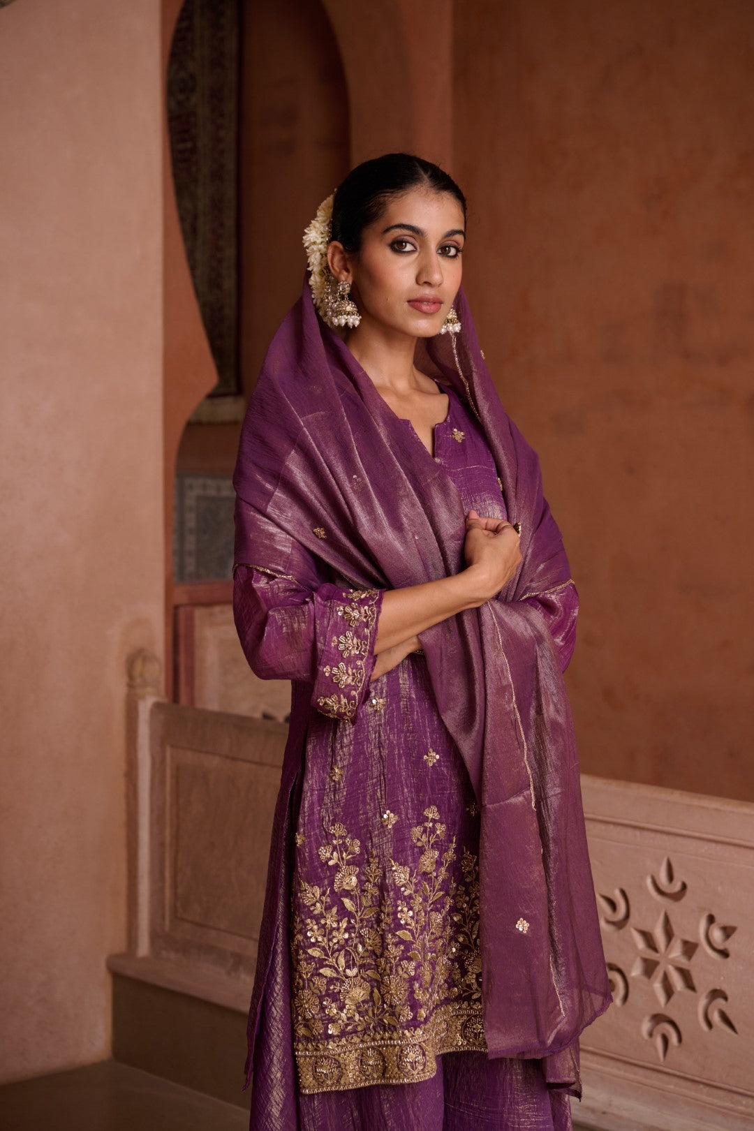 Sangini Helio Full Work Gharara Set