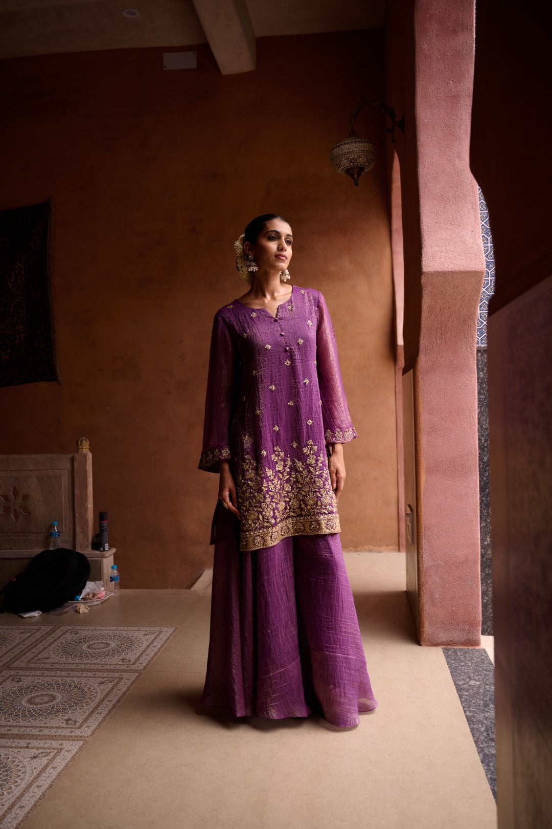 Sangini Helio Full Work Gharara Set