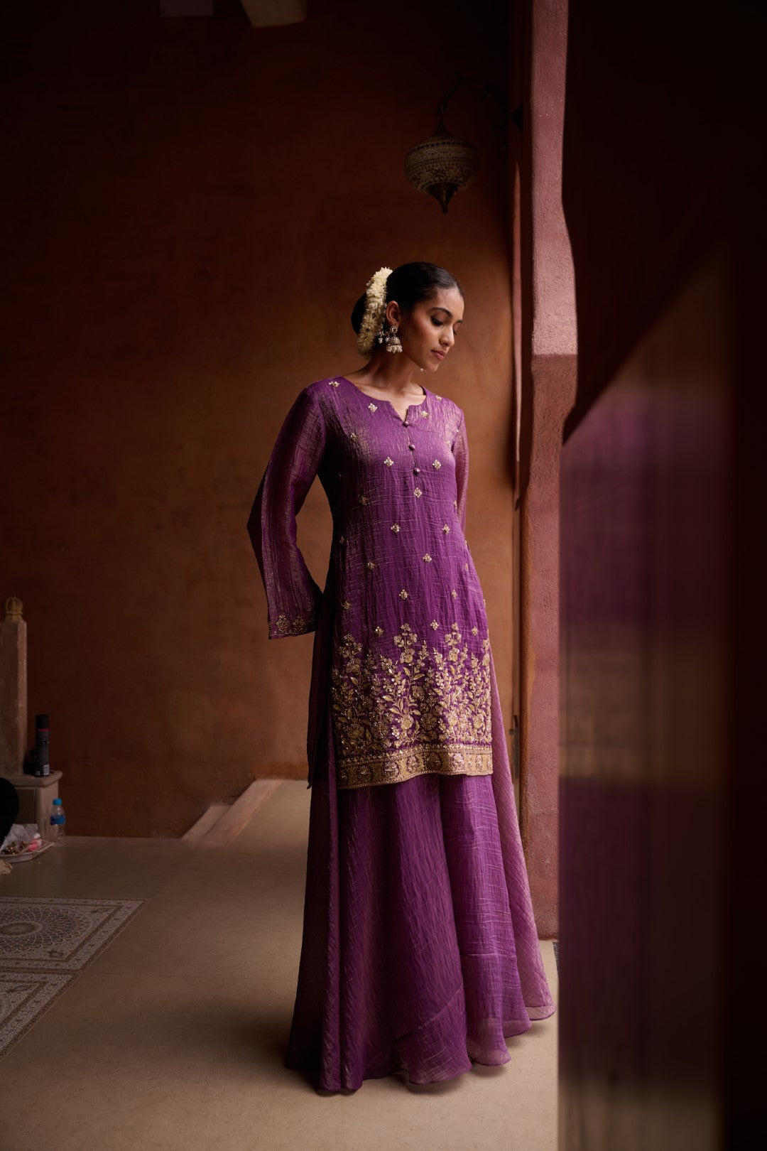 Sangini Helio Full Work Gharara Set