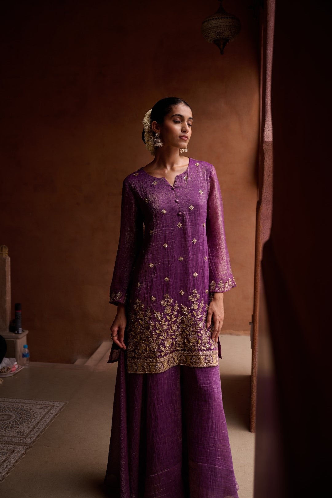 Sangini Helio Full Work Gharara Set