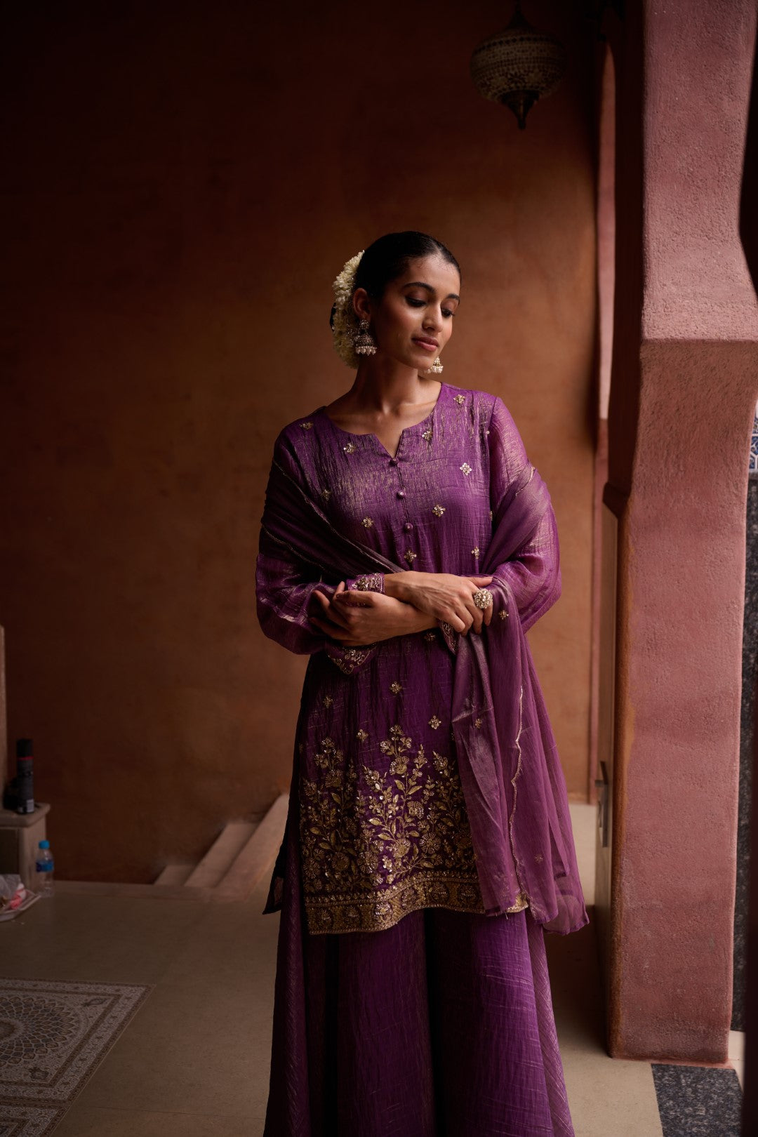 Sangini Helio Full Work Gharara Set