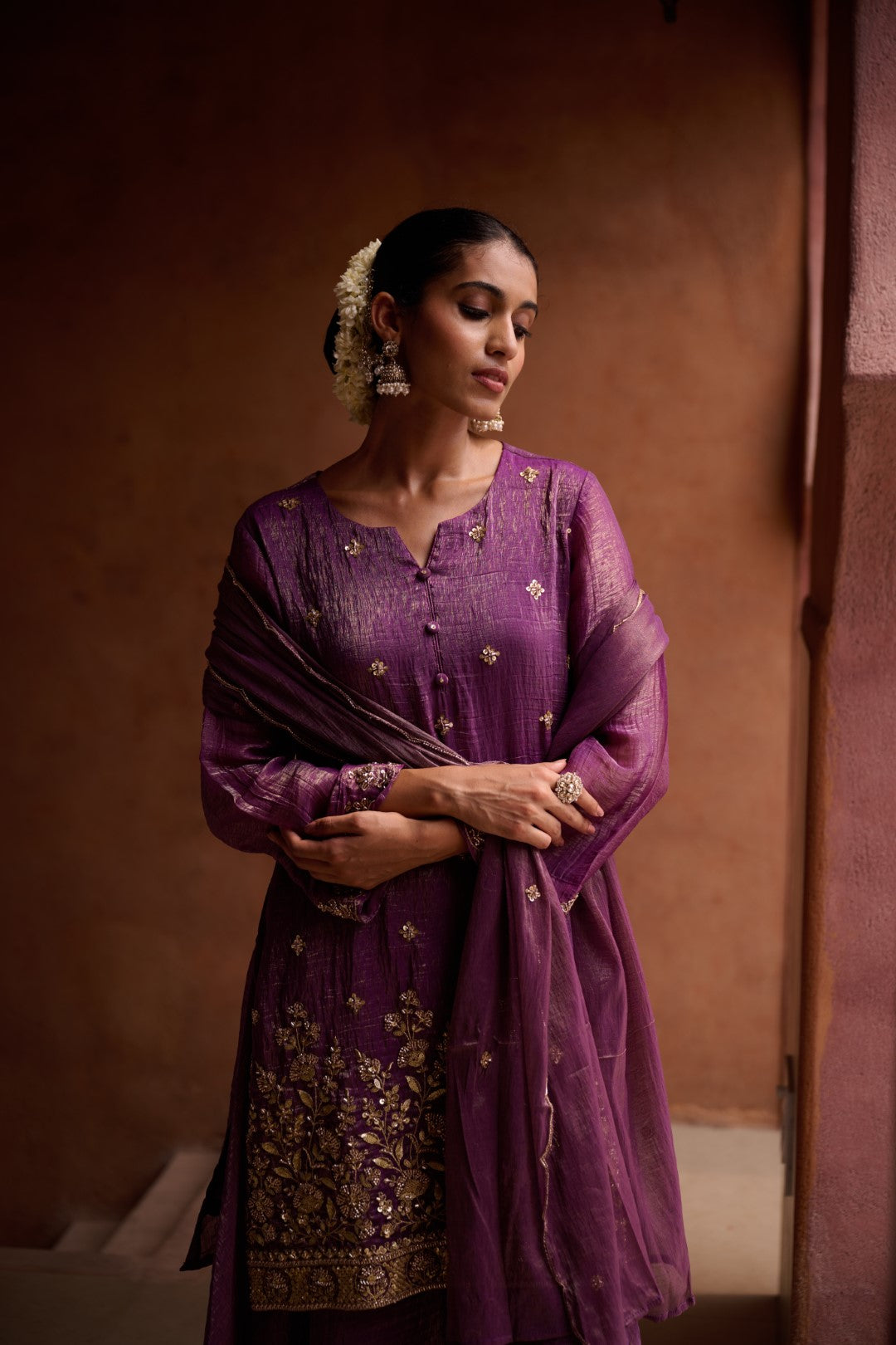 Sangini Helio Full Work Gharara Set