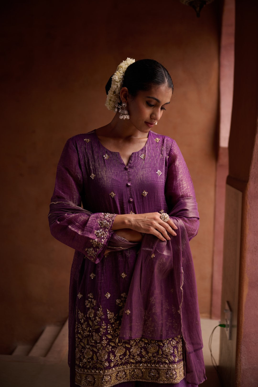 Sangini Helio Full Work Gharara Set