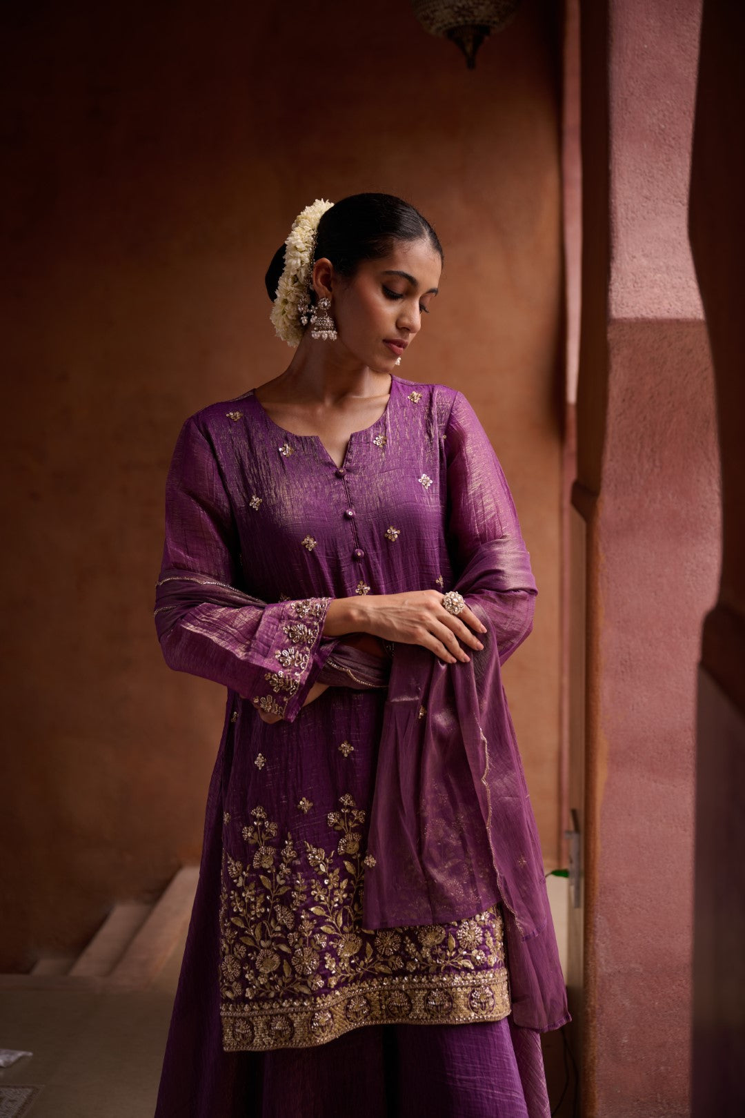 Sangini Helio Full Work Gharara Set