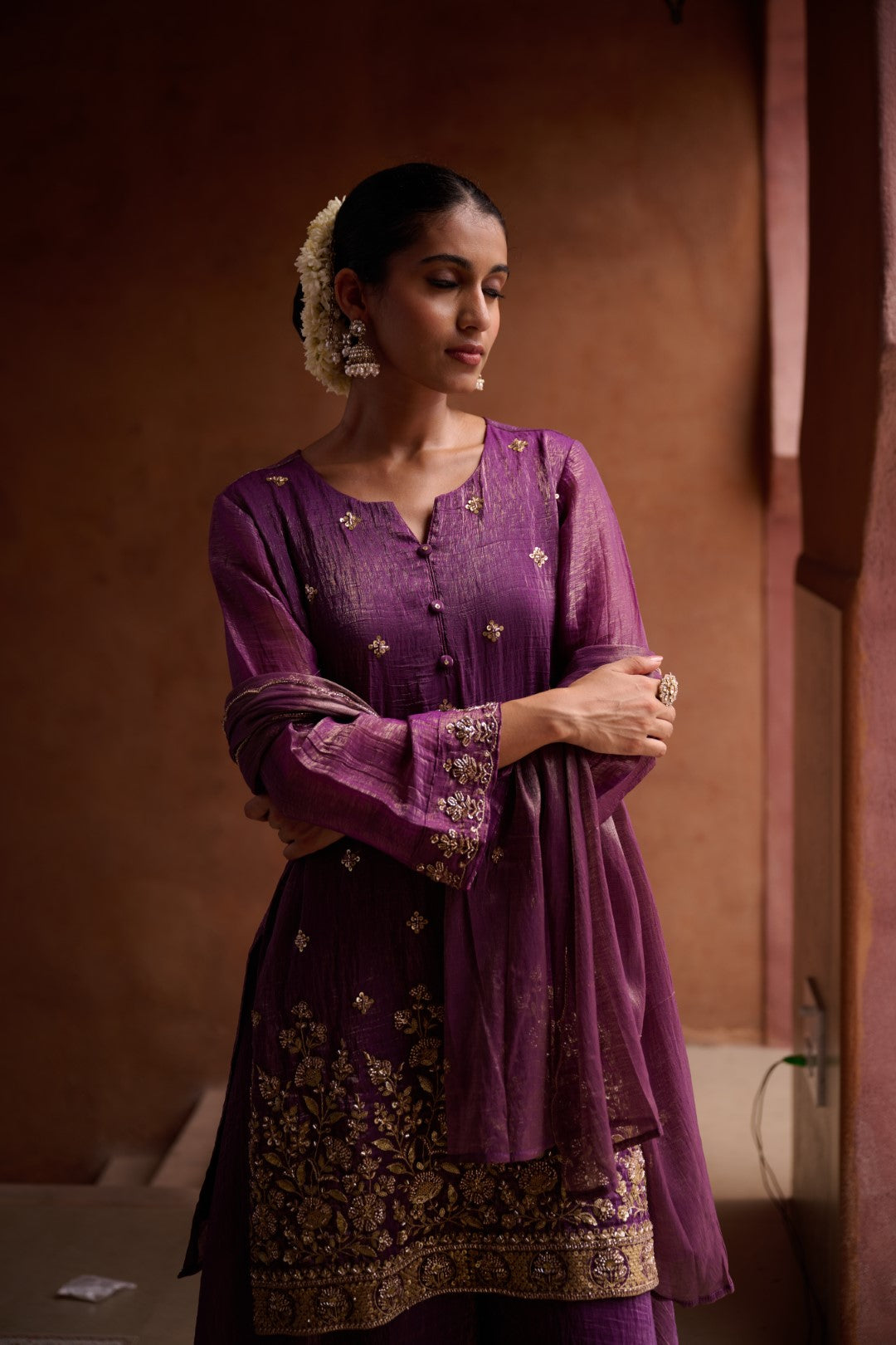 Sangini Helio Full Work Gharara Set