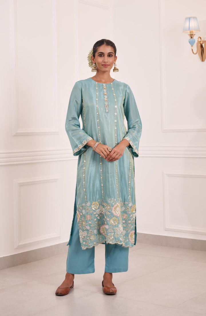 Gaurisha lapis full work suit set