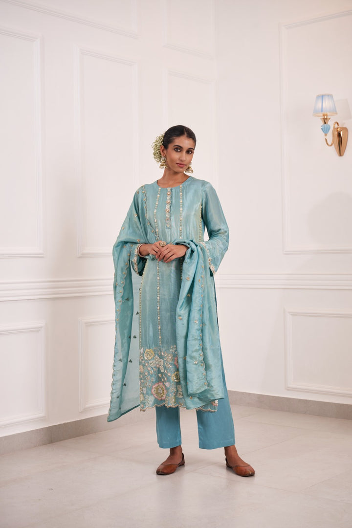 Gaurisha lapis full work suit set